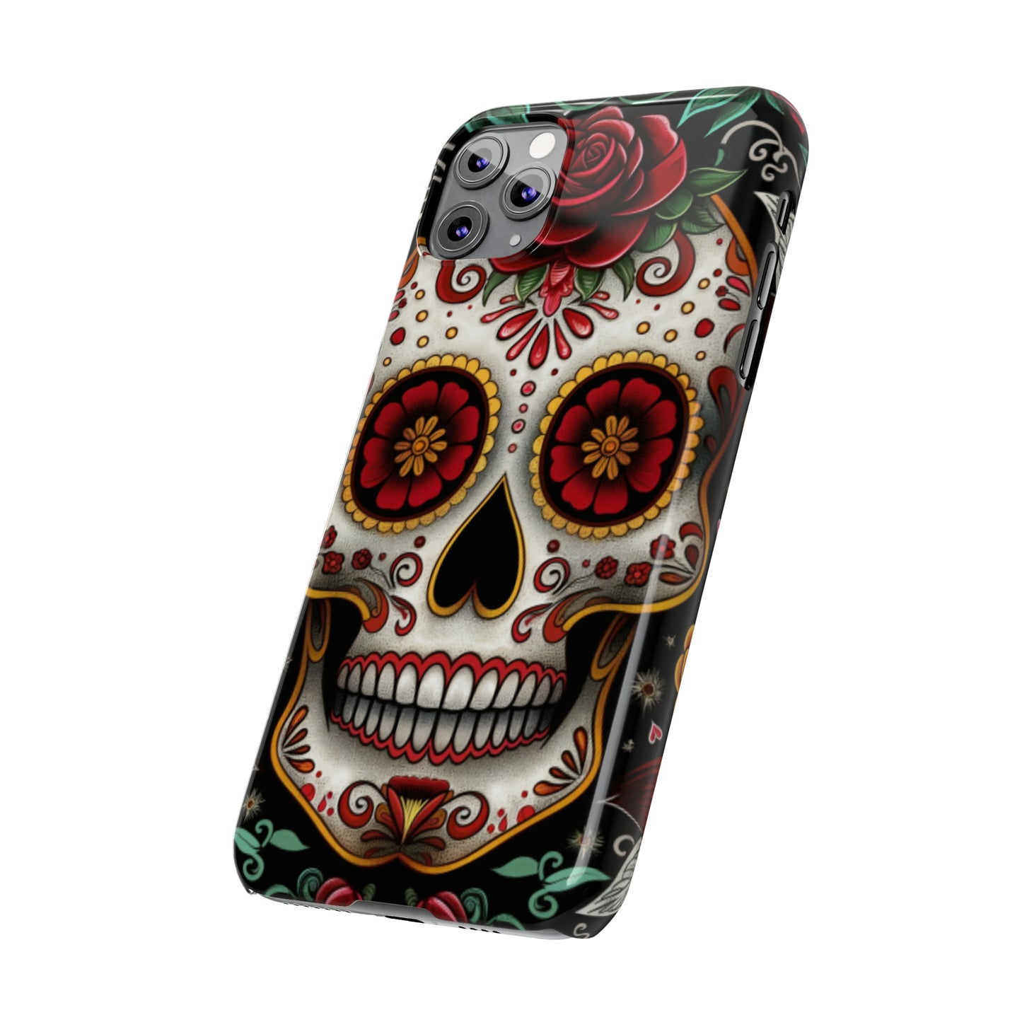 Slim Phone Cases - Sugar Skulls