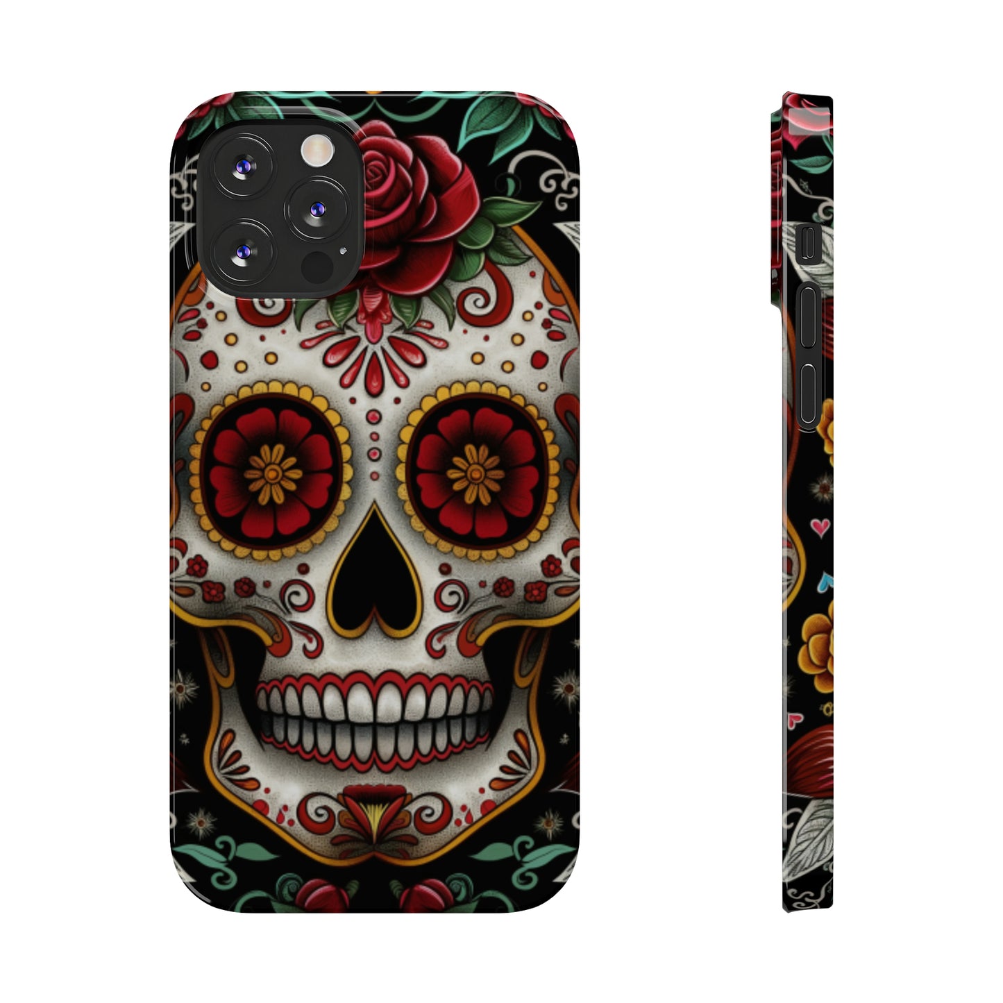 Slim Phone Cases - Sugar Skulls