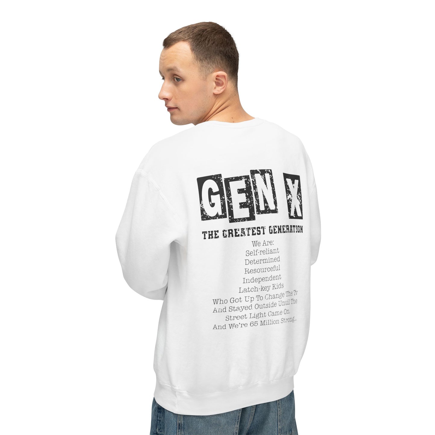 Unisex Lightweight Crewneck Sweatshirt - Gen X