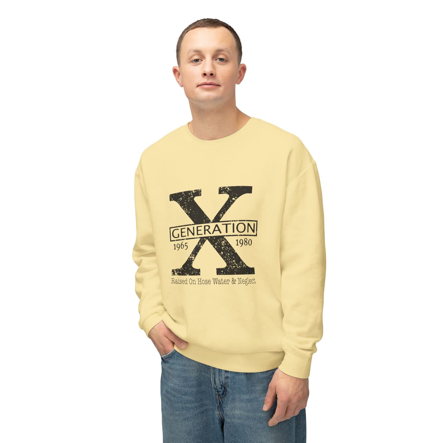 Unisex Lightweight Crewneck Sweatshirt - Gen X