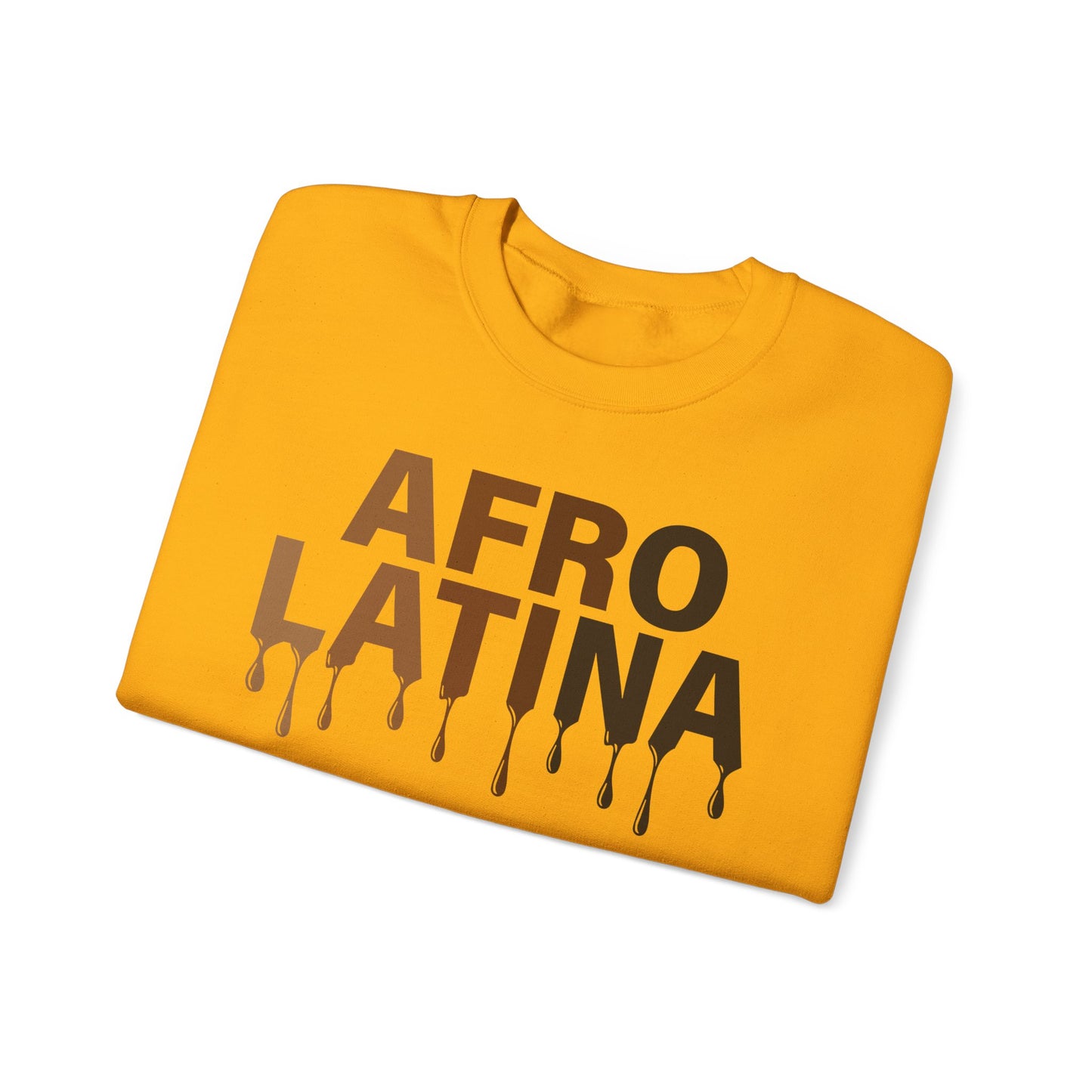 Afro Latina Pride Crewneck Sweatshirt - Unisex Heavy Blend™