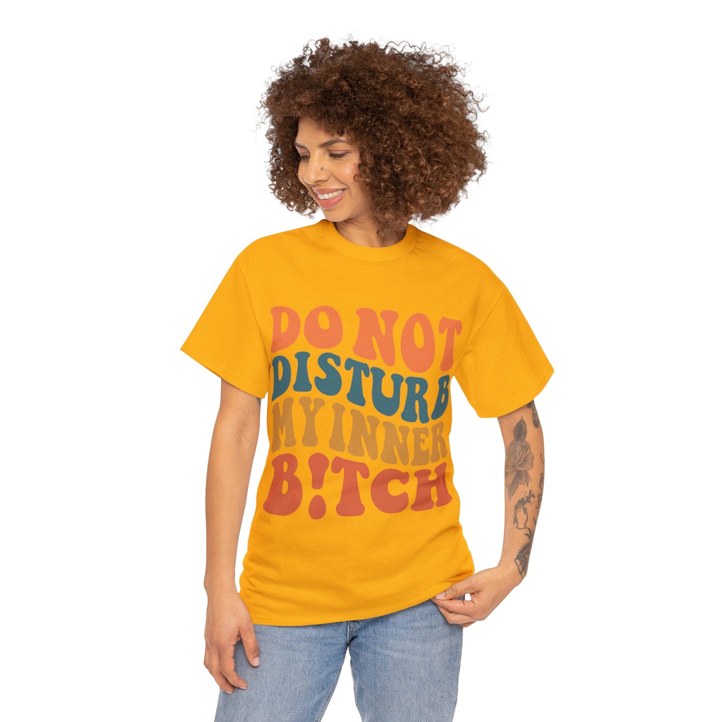 Unisex Heavy Cotton Tee - Do not disturb