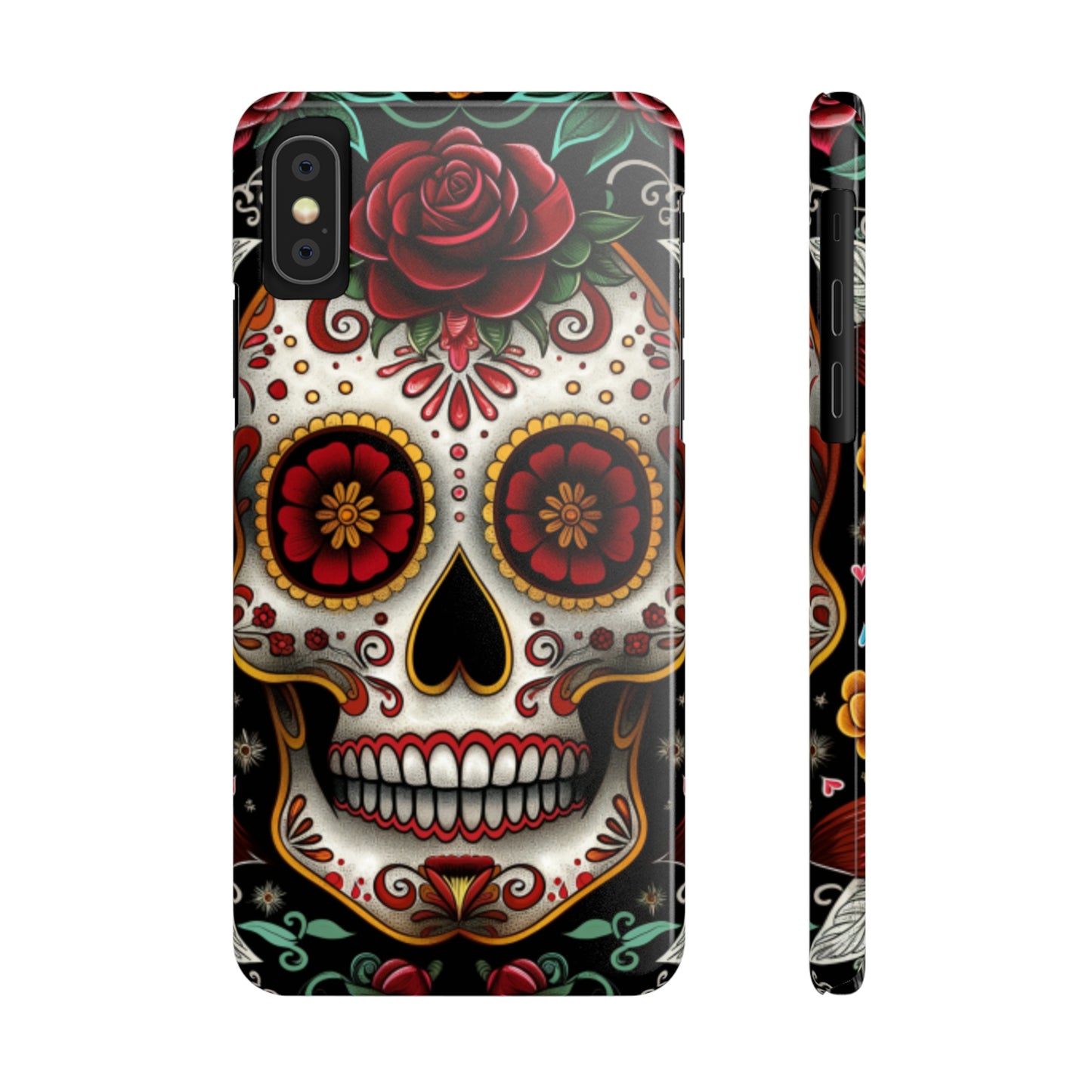 Slim Phone Cases - Sugar Skulls