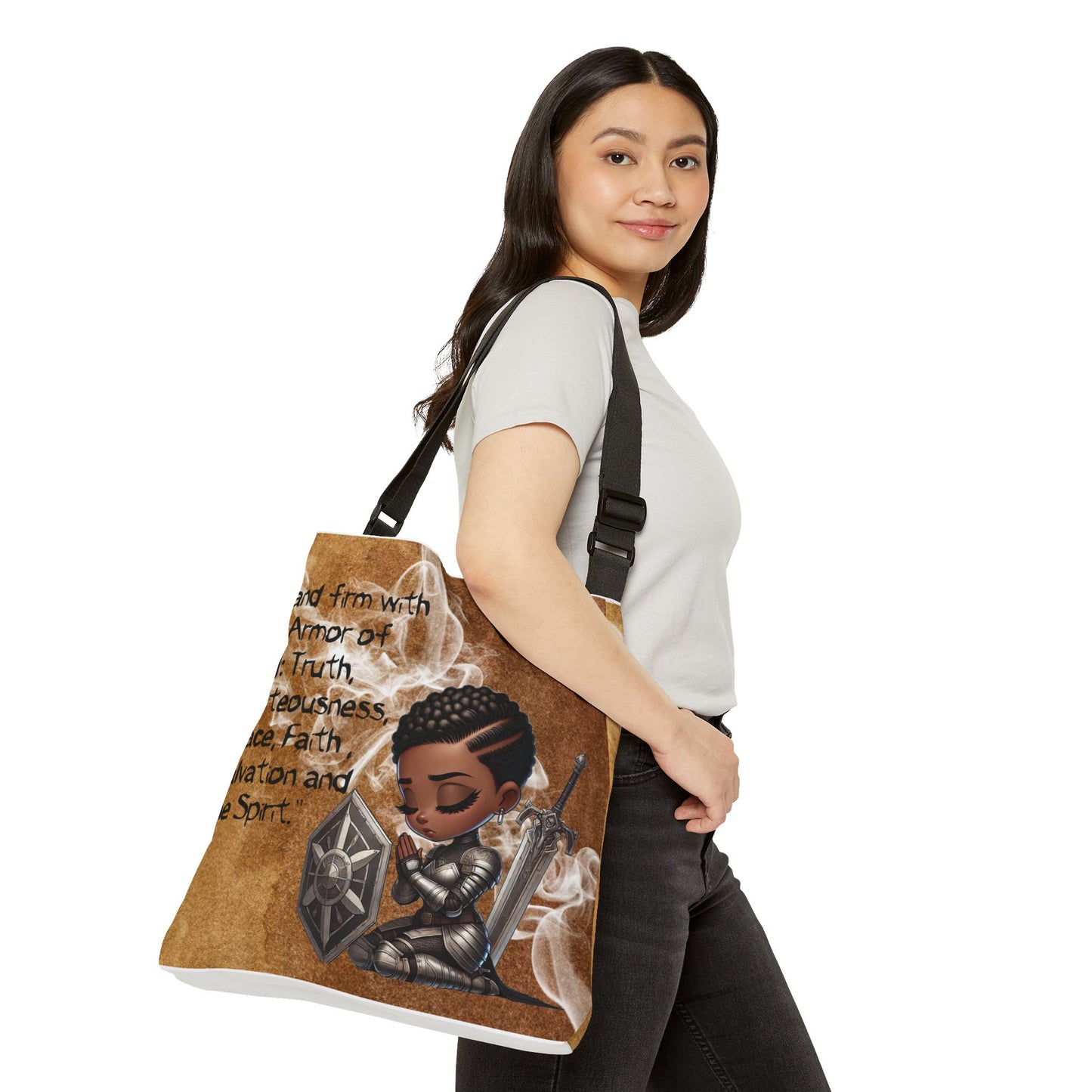 Adjustable Tote Bag  - Armor of God