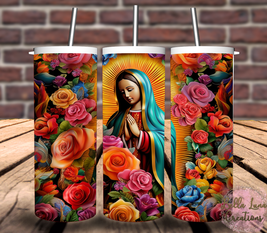 Virgen de Guadalupe Tumbler Wrap Bundle - 5 images