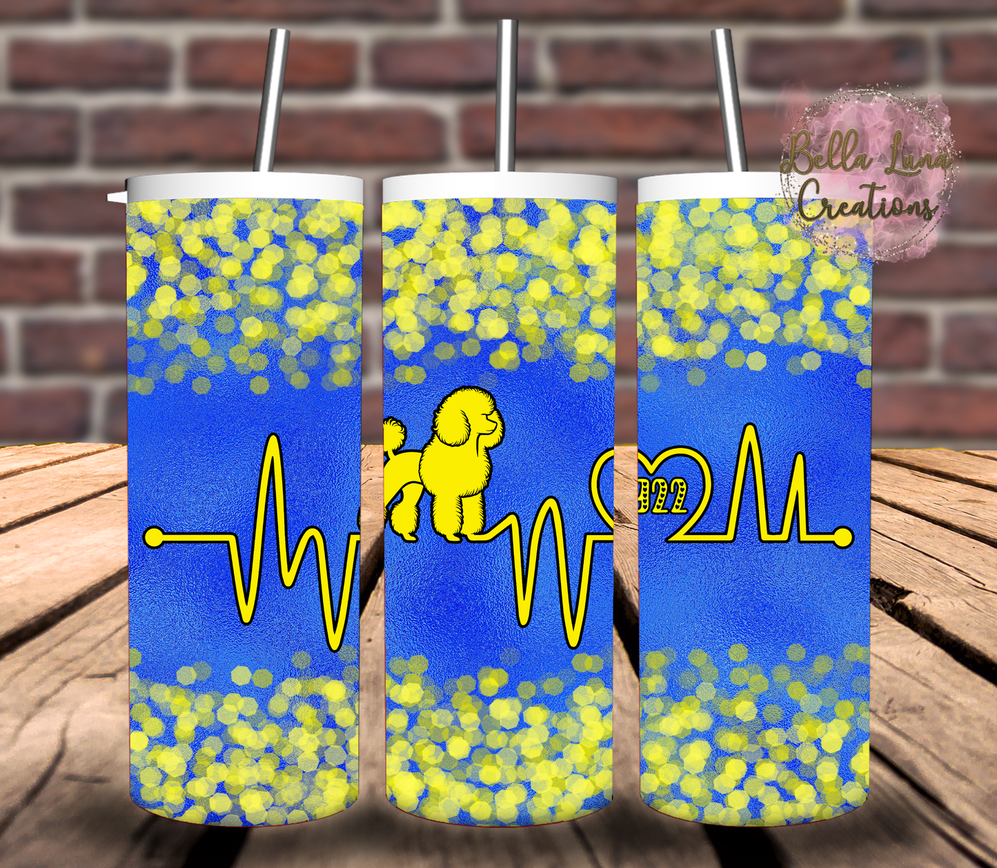 Poodle 1922 Sorority Tumbler Wrap