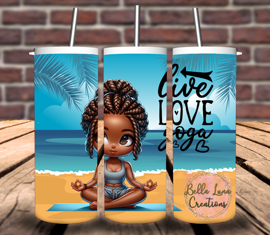 Yoga Tumbler Wrap Bundle