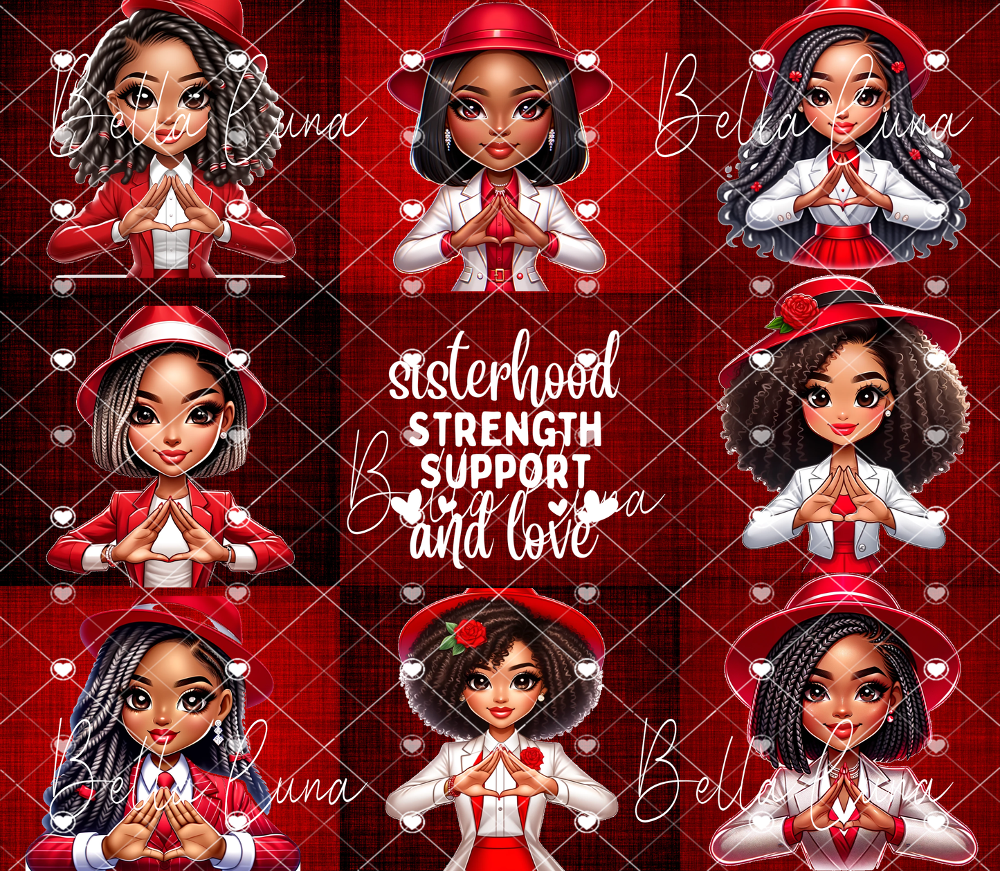 Sisterhood Tumbler Wrap - Digital Download ONLY