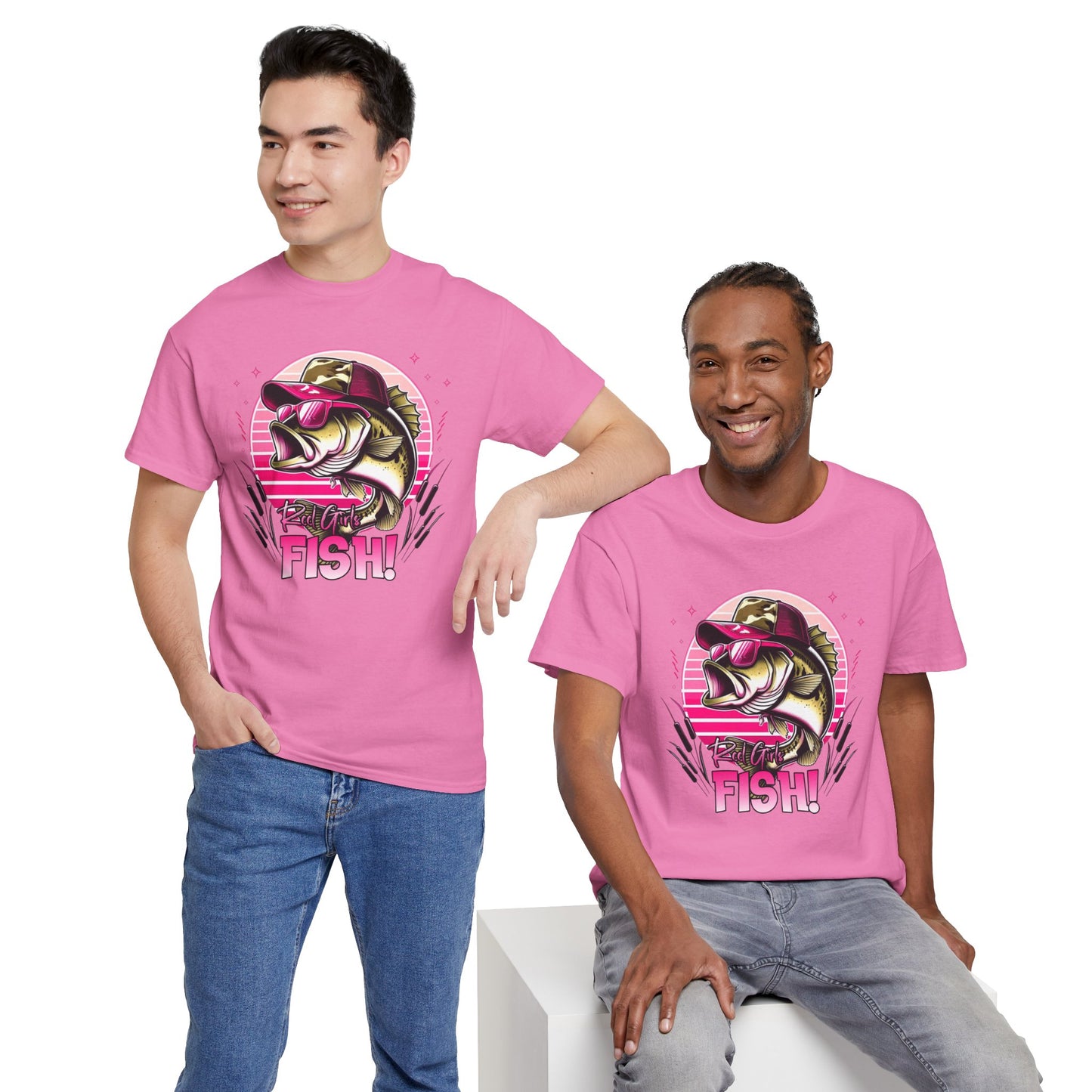 Catch of the Day Fishing Tee - Unisex Heavy Cotton T-Shirt