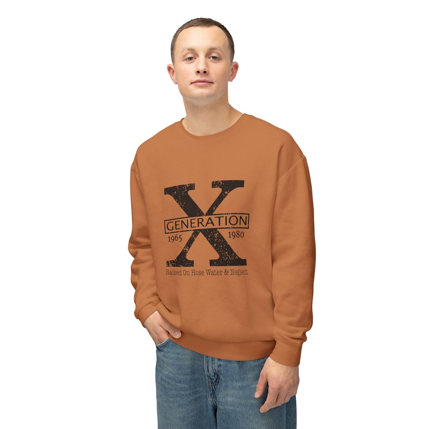 Unisex Lightweight Crewneck Sweatshirt - Gen X