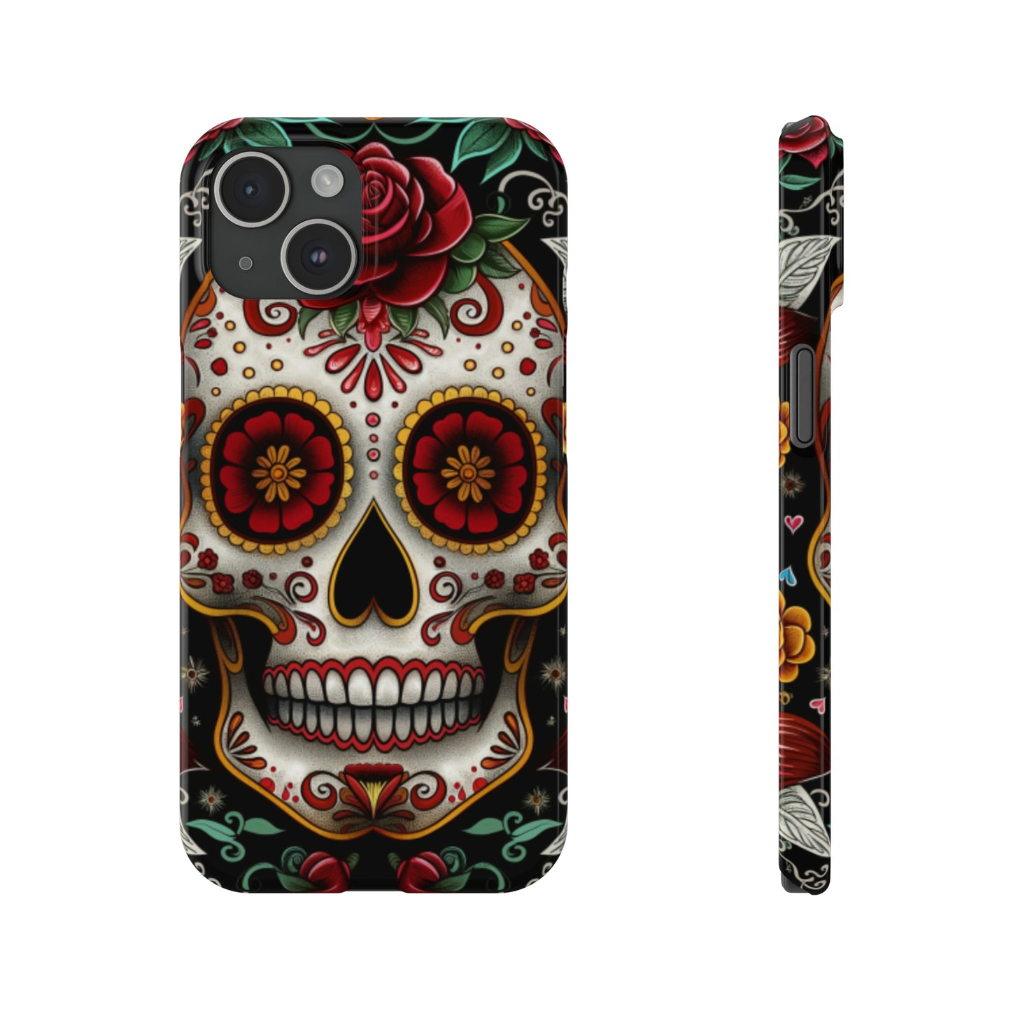 Slim Phone Cases - Sugar Skulls