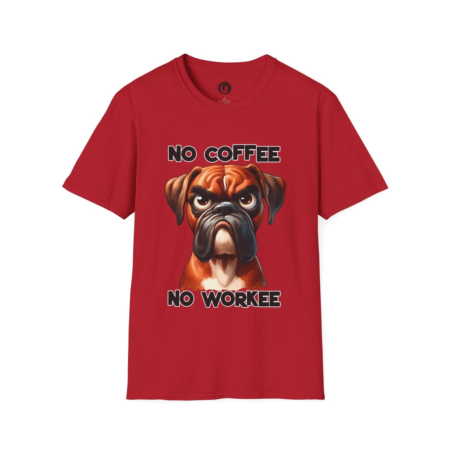 Unisex Softstyle T-Shirt - No Coffee No Workie