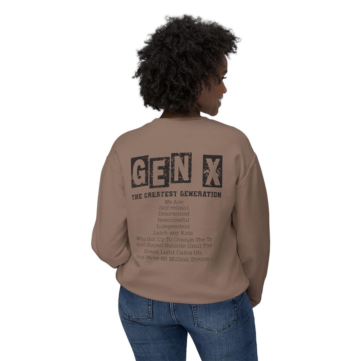 Unisex Lightweight Crewneck Sweatshirt - Gen X