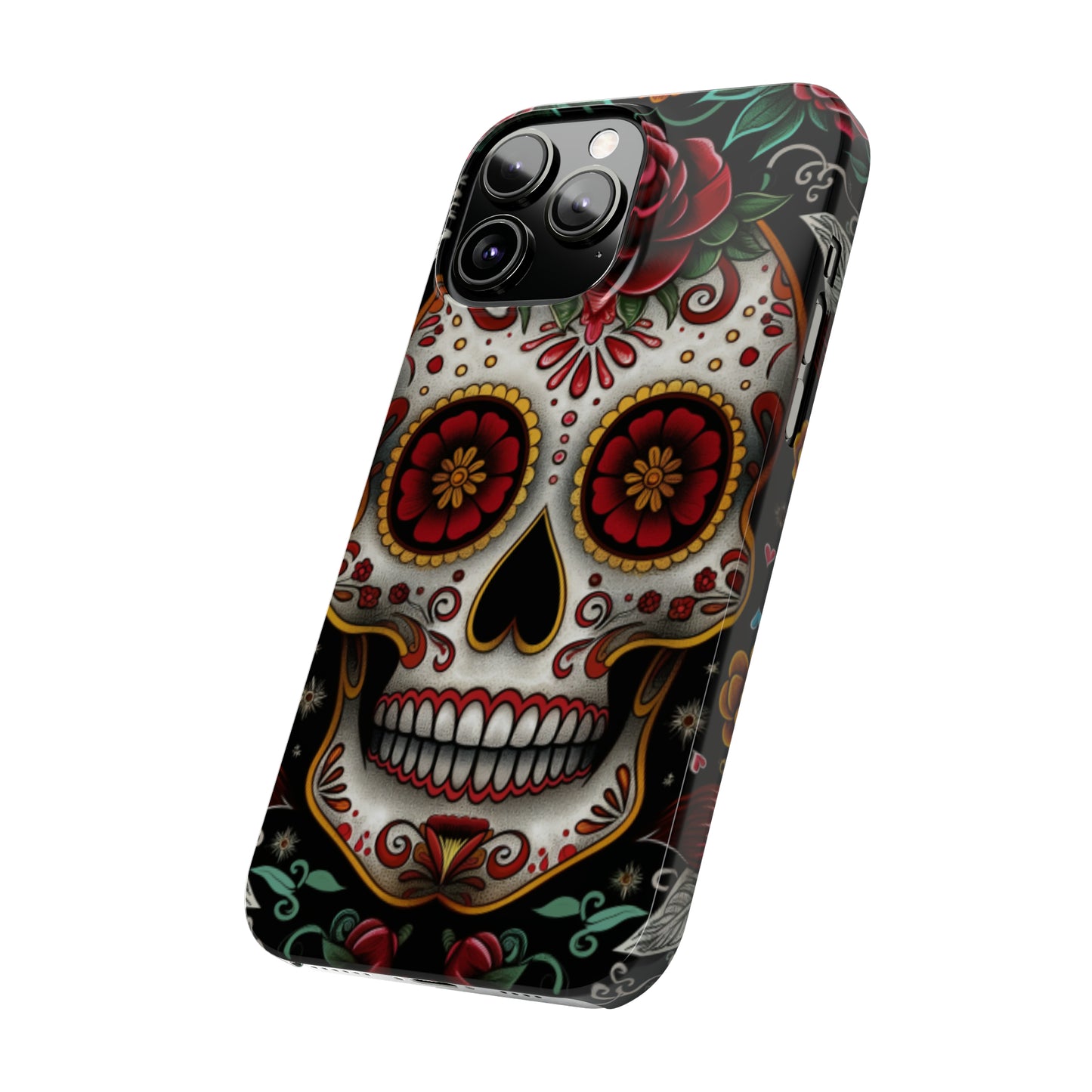 Slim Phone Cases - Sugar Skulls