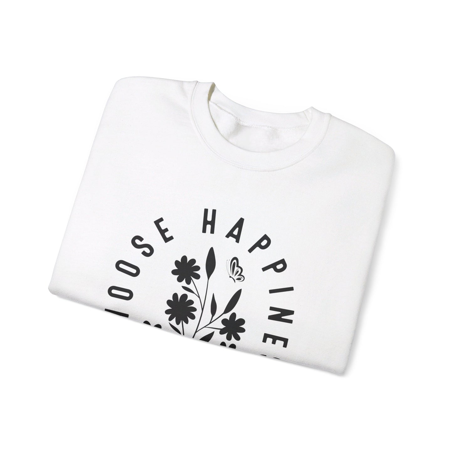 Unisex Heavy Blend™ Crewneck Sweatshirt - Choose Happiness