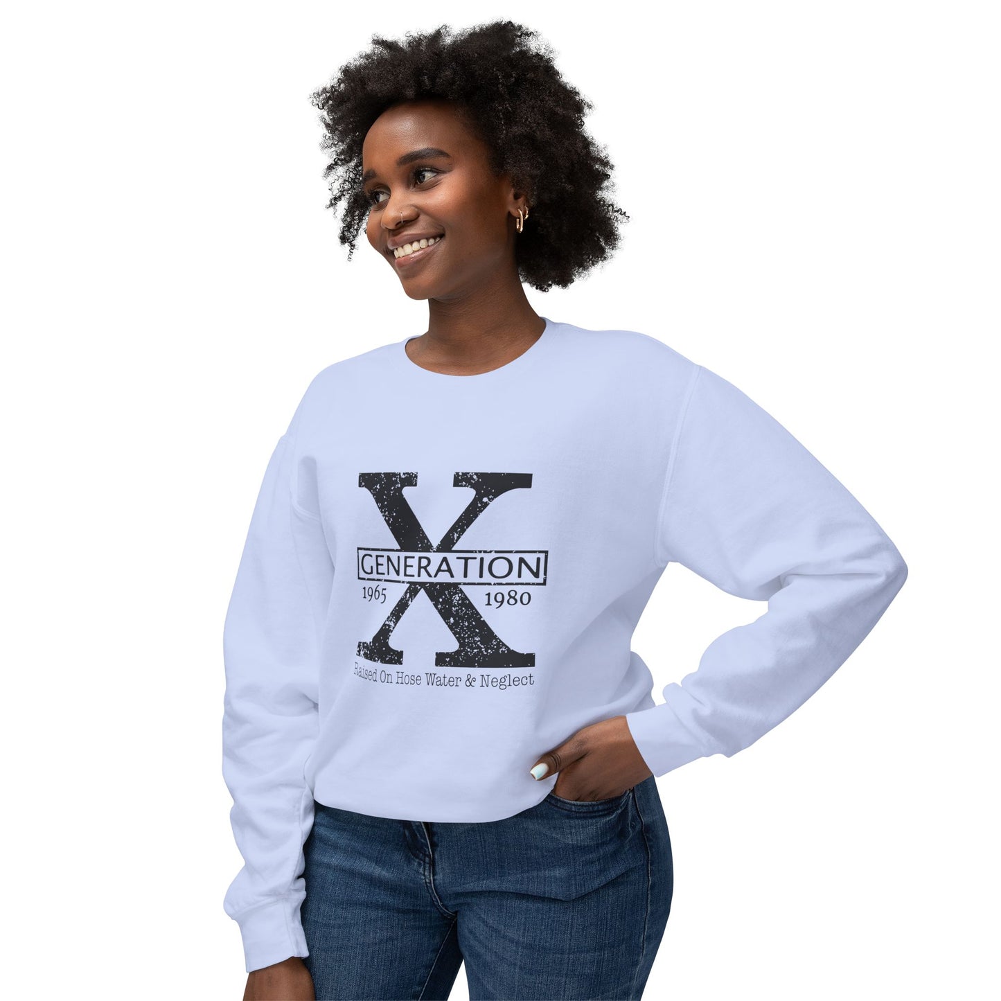 Unisex Lightweight Crewneck Sweatshirt - Gen X