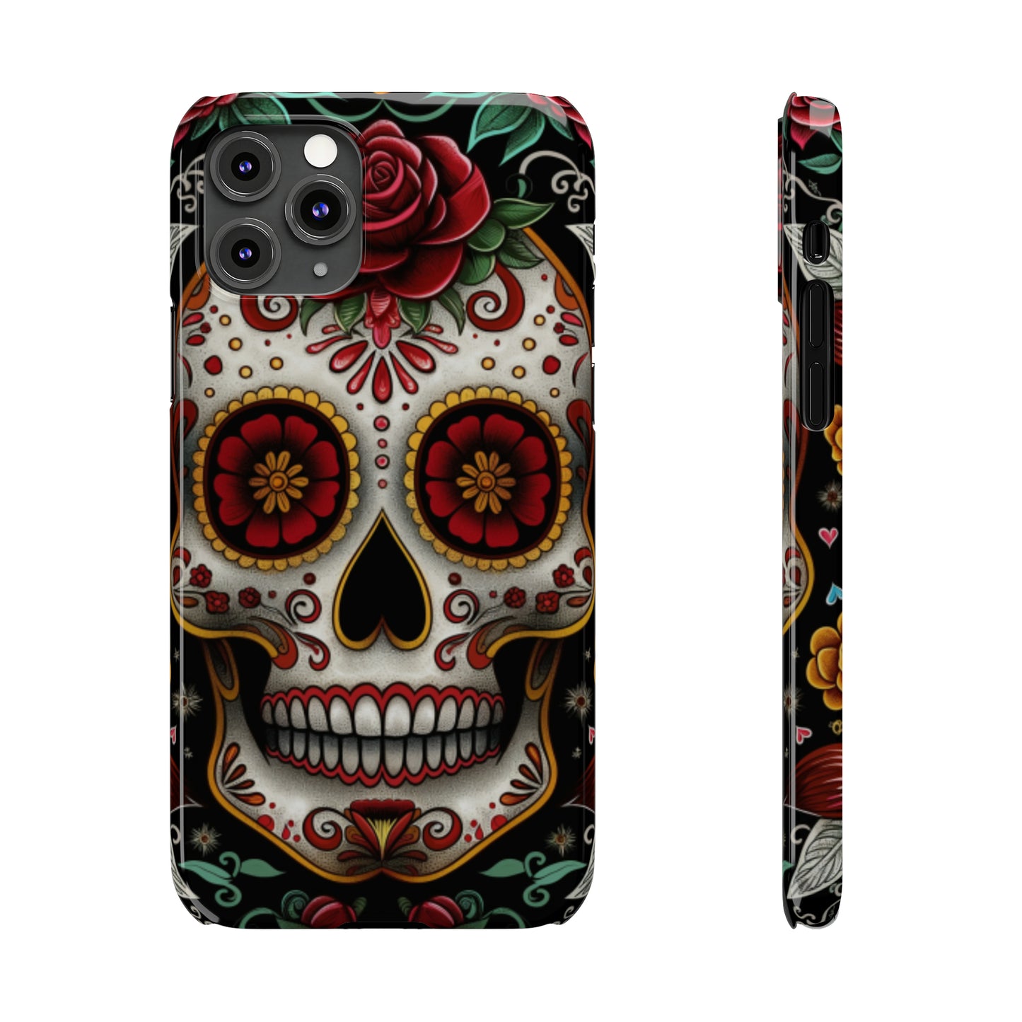 Slim Phone Cases - Sugar Skulls