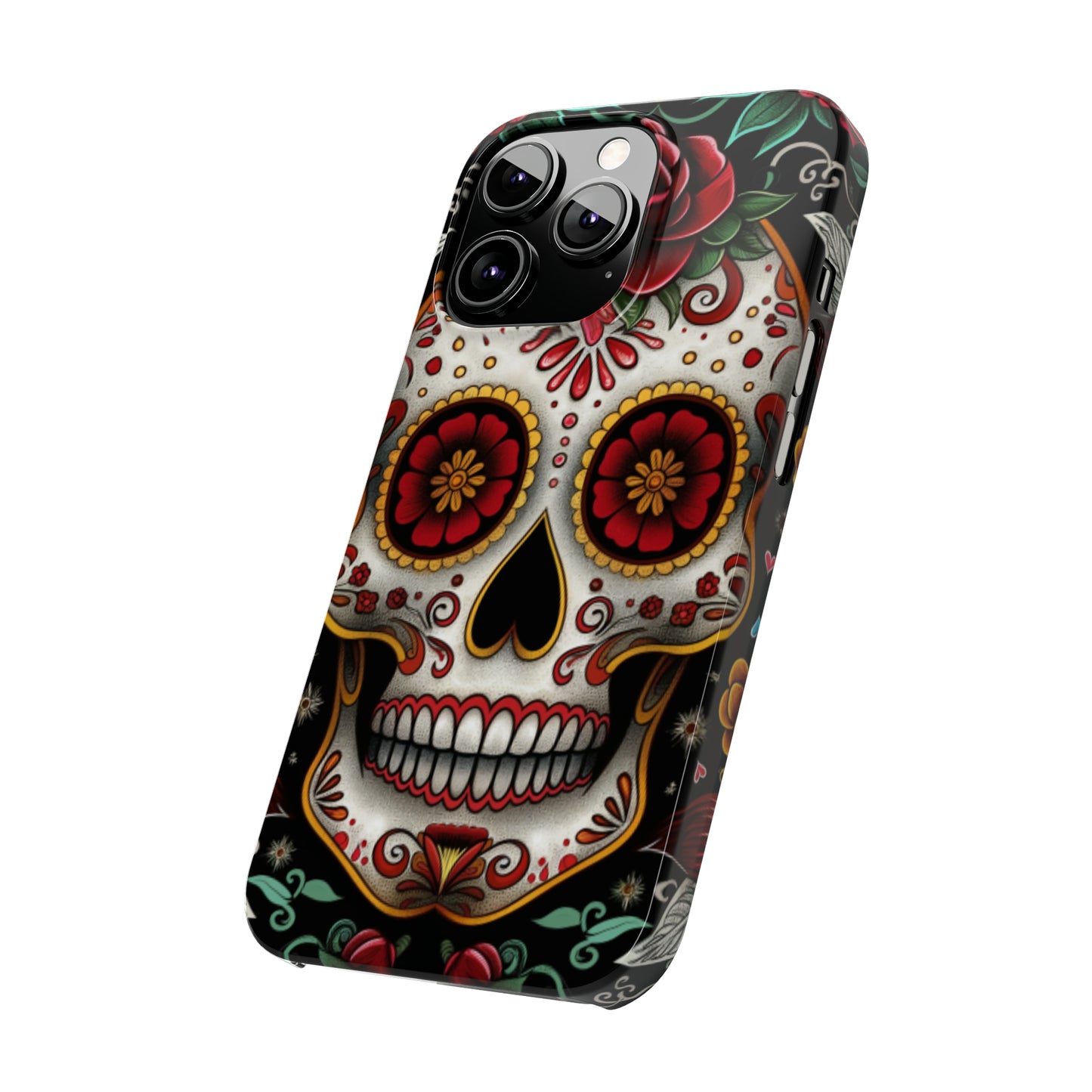 Slim Phone Cases - Sugar Skulls