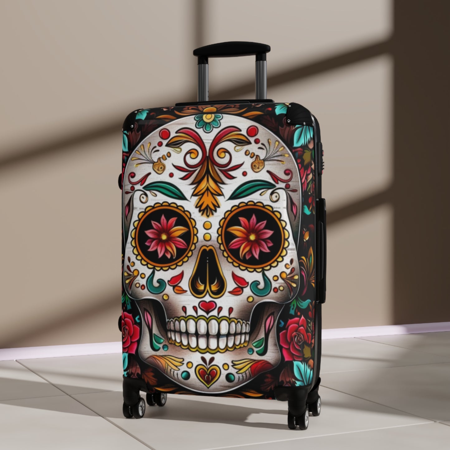 Suitcase - Sugar Skull