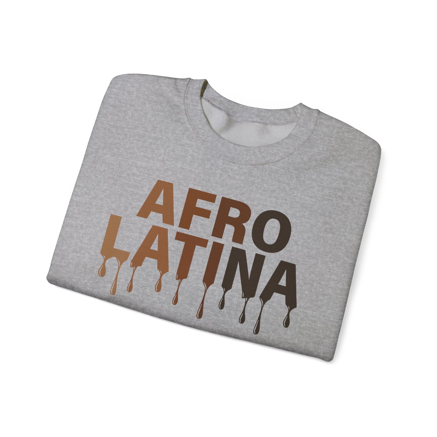 Afro Latina Pride Crewneck Sweatshirt - Unisex Heavy Blend™