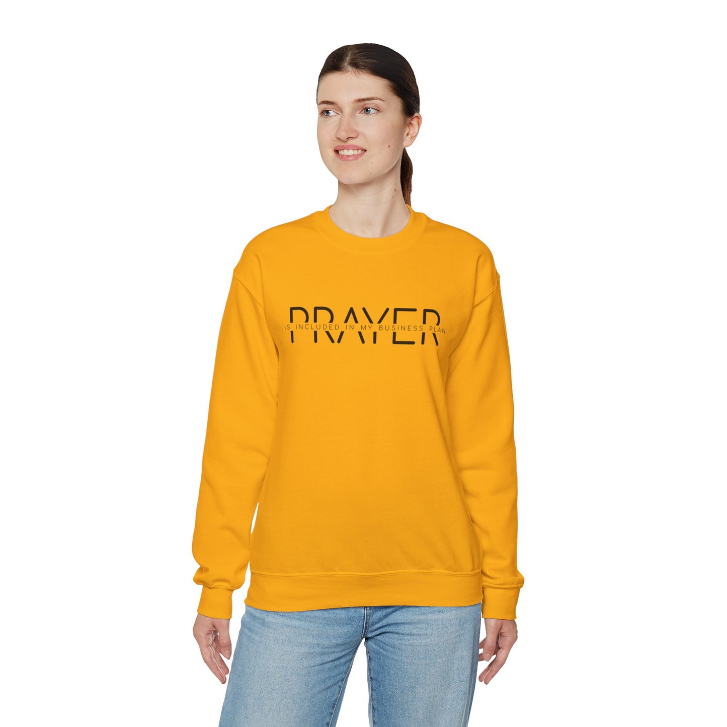 Unisex Heavy Blend™ Crewneck Sweatshirt - Prayer is included on my business plan