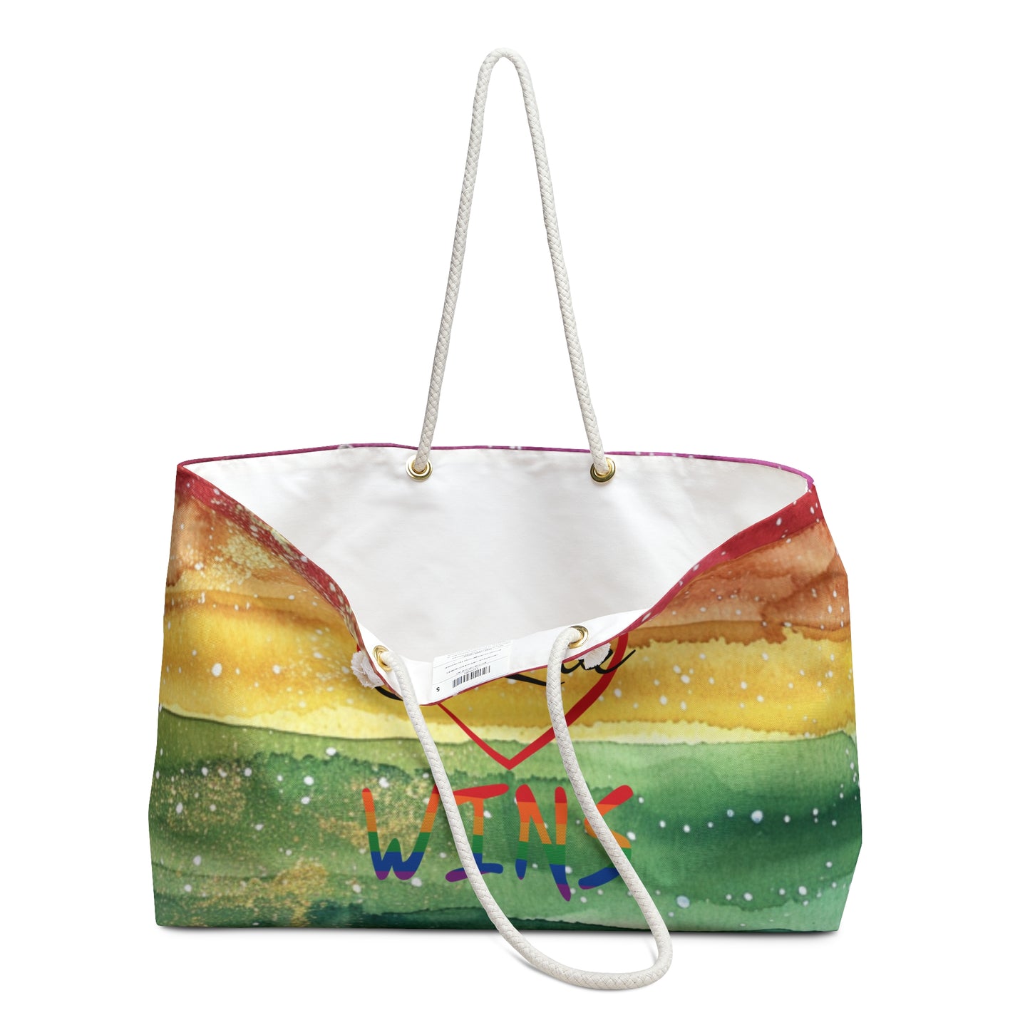 Weekender Bag - PRIDE - Love Wins!