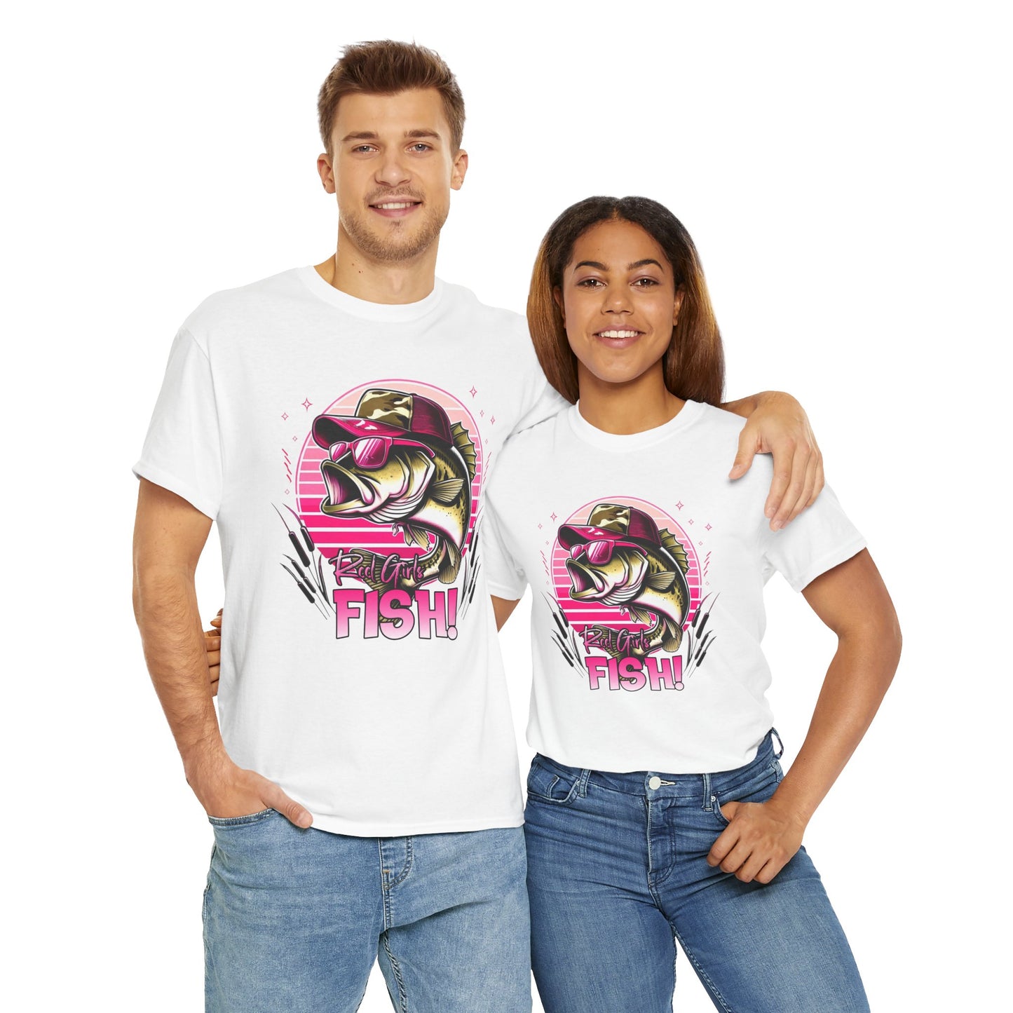 Catch of the Day Fishing Tee - Unisex Heavy Cotton T-Shirt