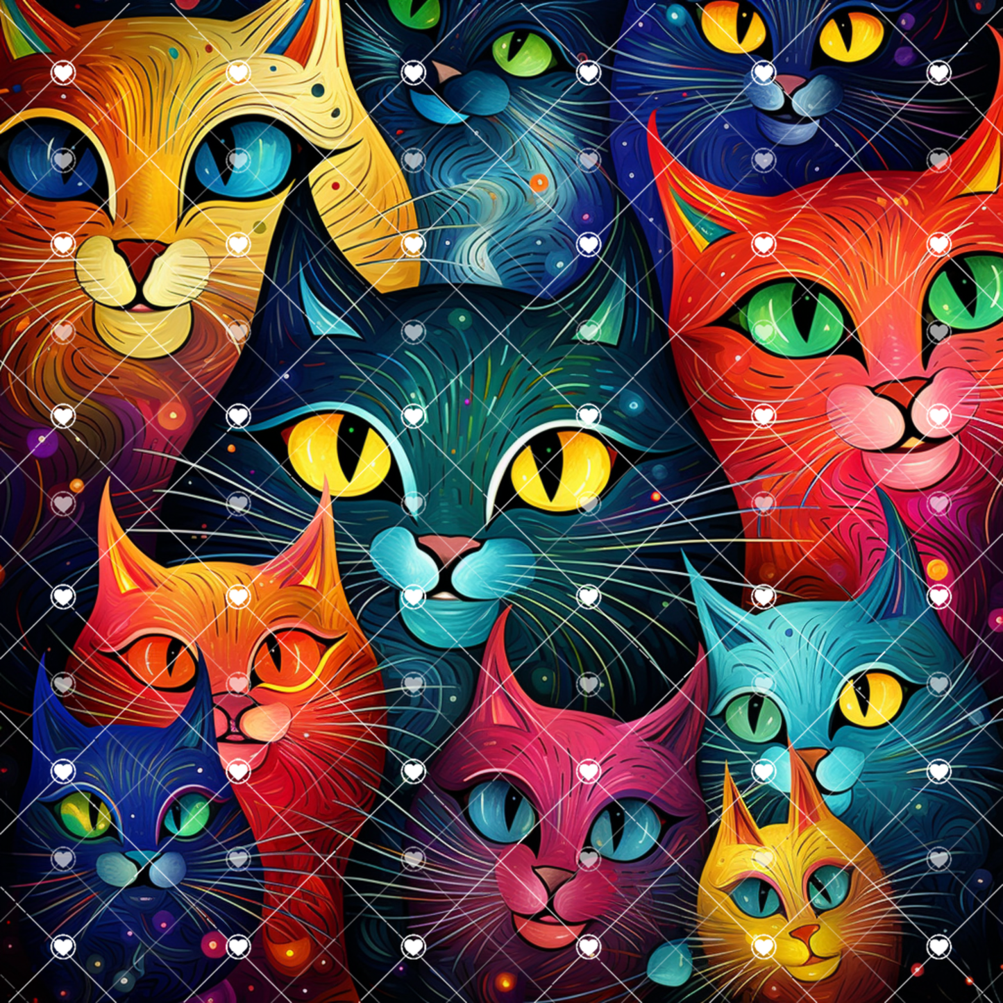 Cats - Digital Art - Digital File