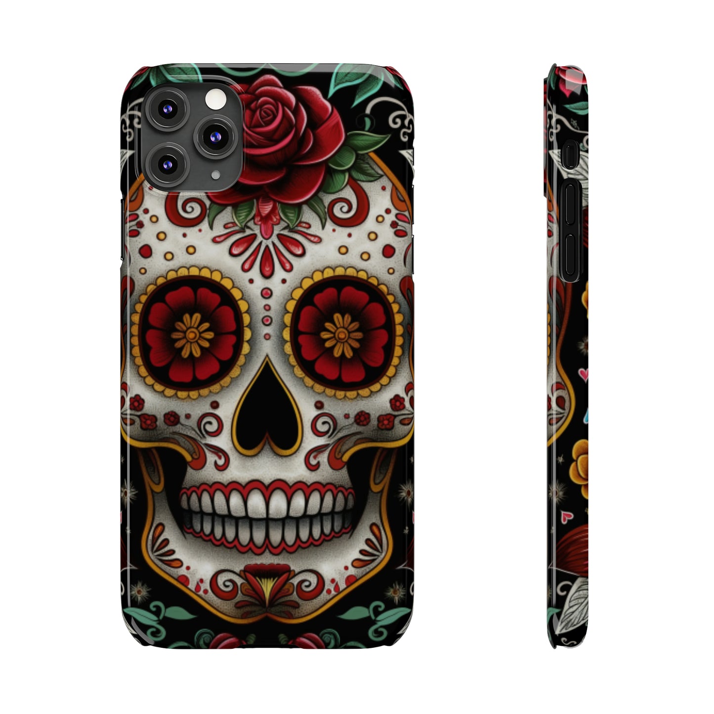 Slim Phone Cases - Sugar Skulls