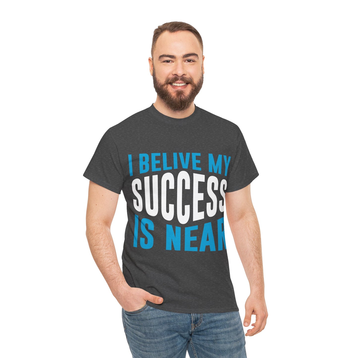 Unisex Heavy Cotton Tee - Success is Near