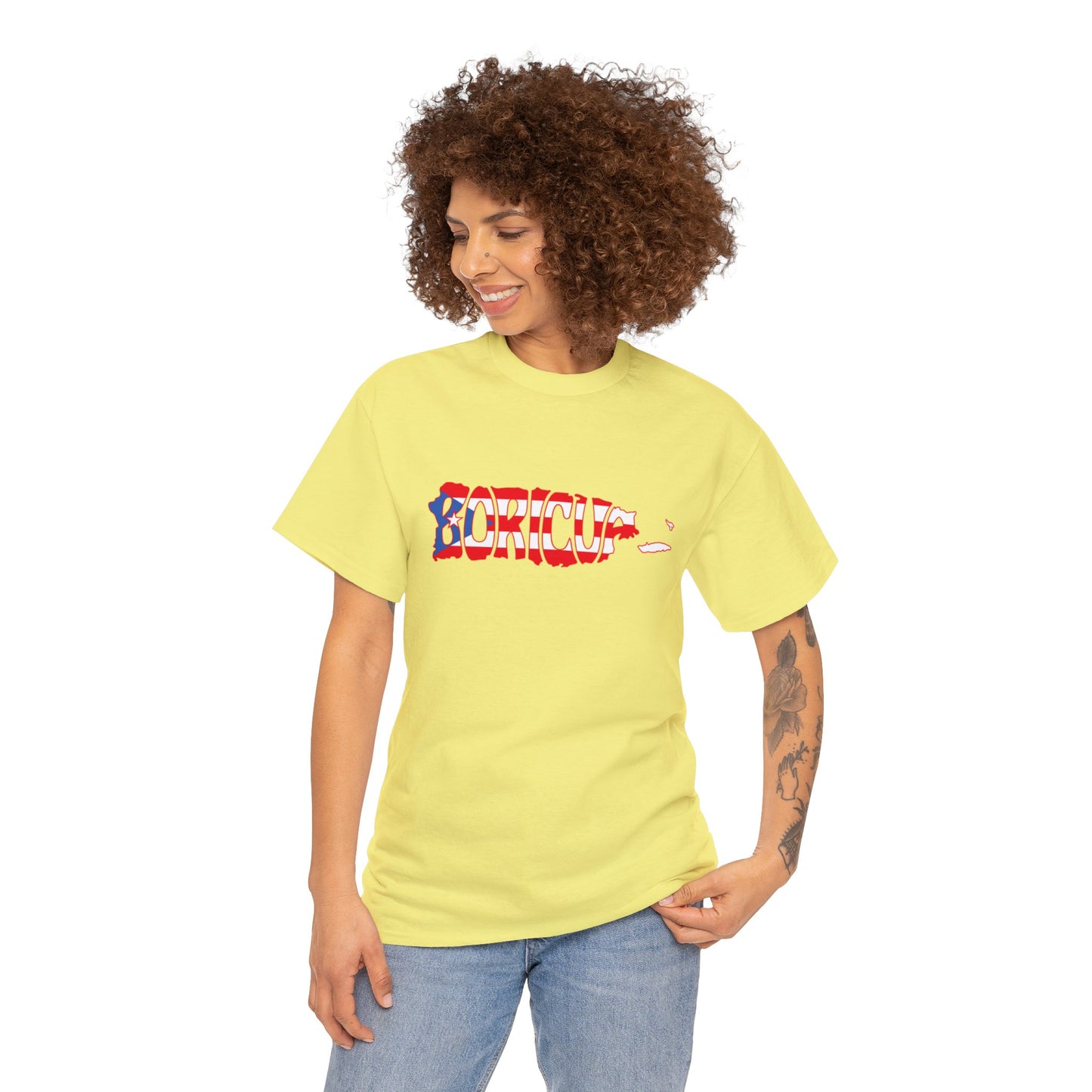 Unisex Heavy Cotton Tee - Boricua