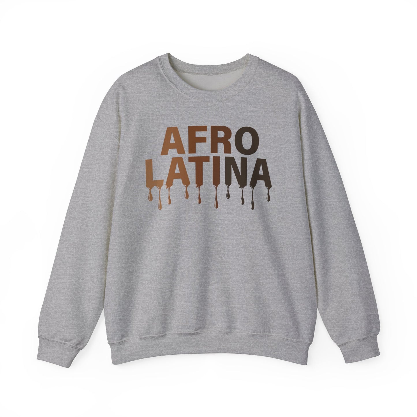 Afro Latina Pride Crewneck Sweatshirt - Unisex Heavy Blend™