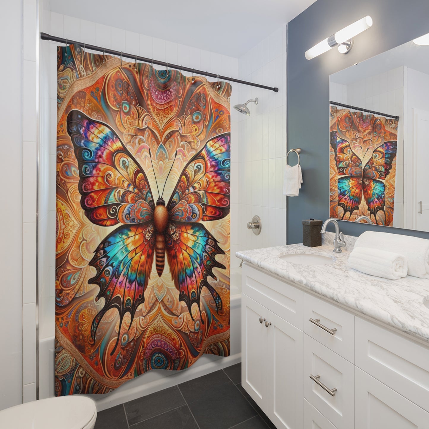 Shower Curtains - Butterfly