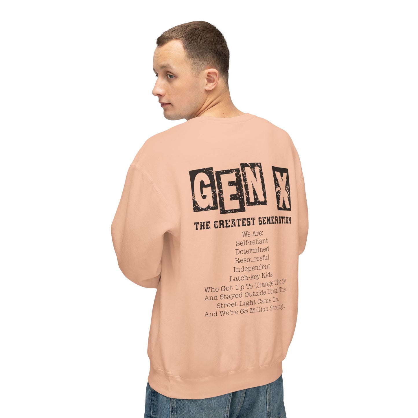 Unisex Lightweight Crewneck Sweatshirt - Gen X