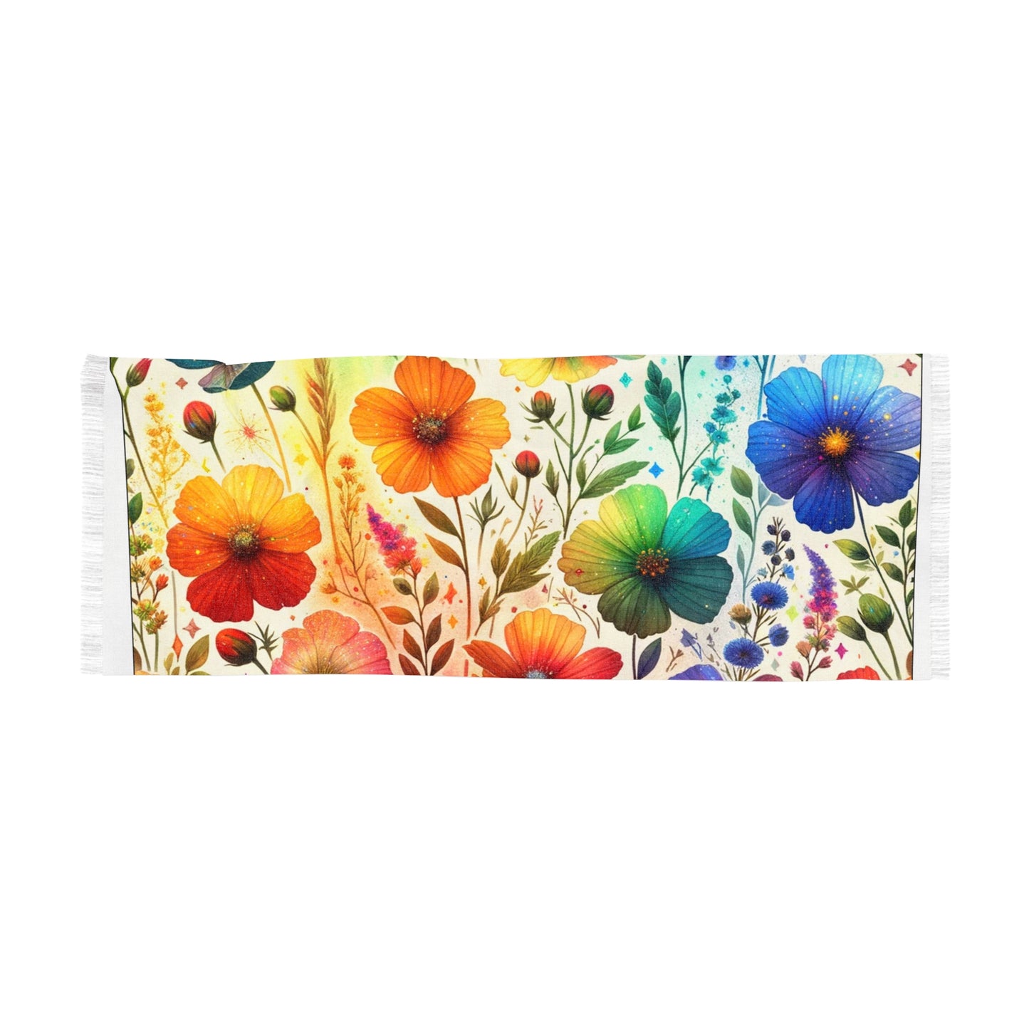 Light Scarf - SPRING WILD FLOWERS