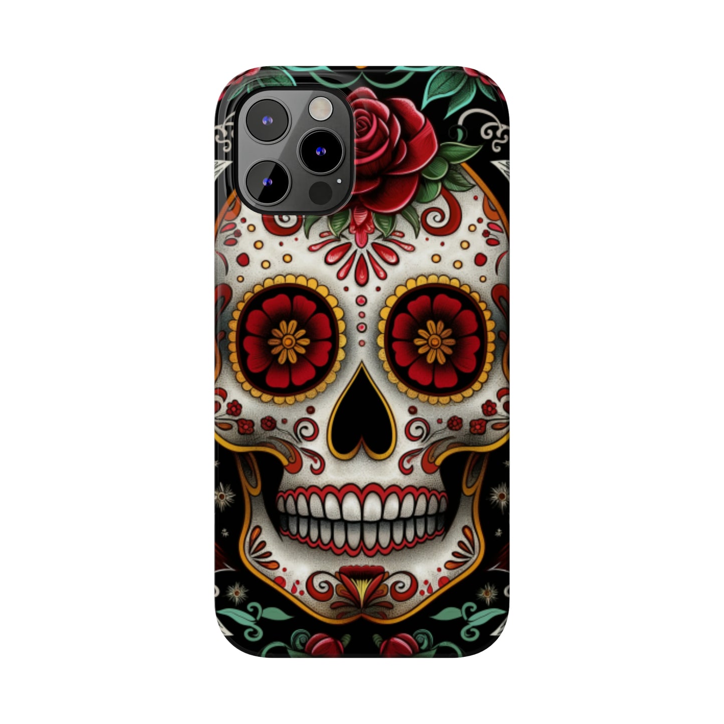 Slim Phone Cases - Sugar Skulls