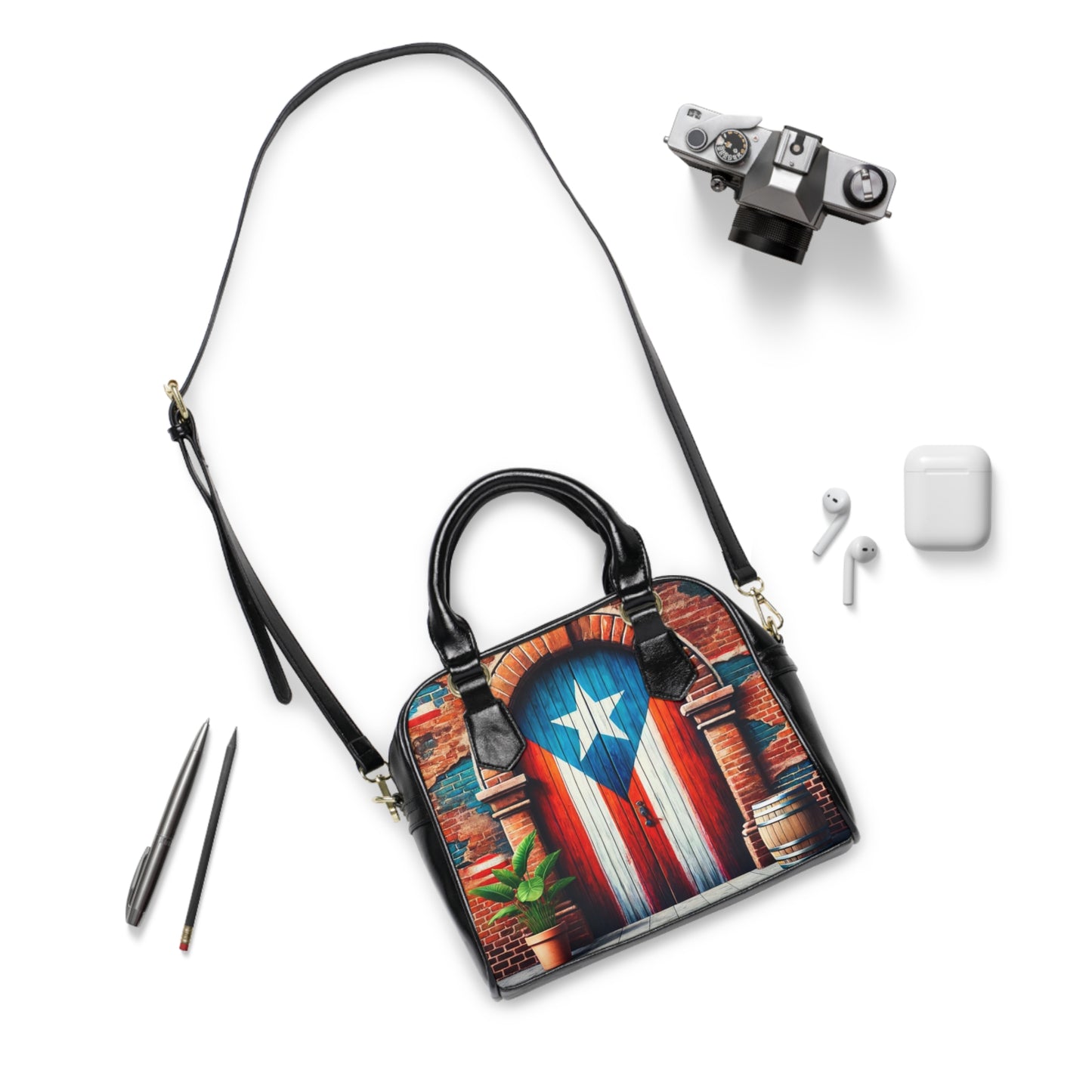 Shoulder Handbag - Puerto Rico