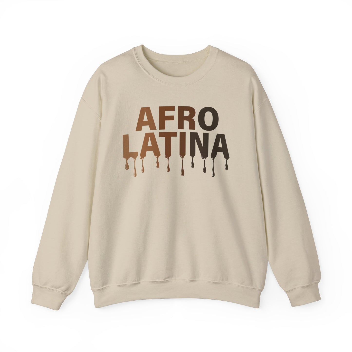 Afro Latina Pride Crewneck Sweatshirt - Unisex Heavy Blend™