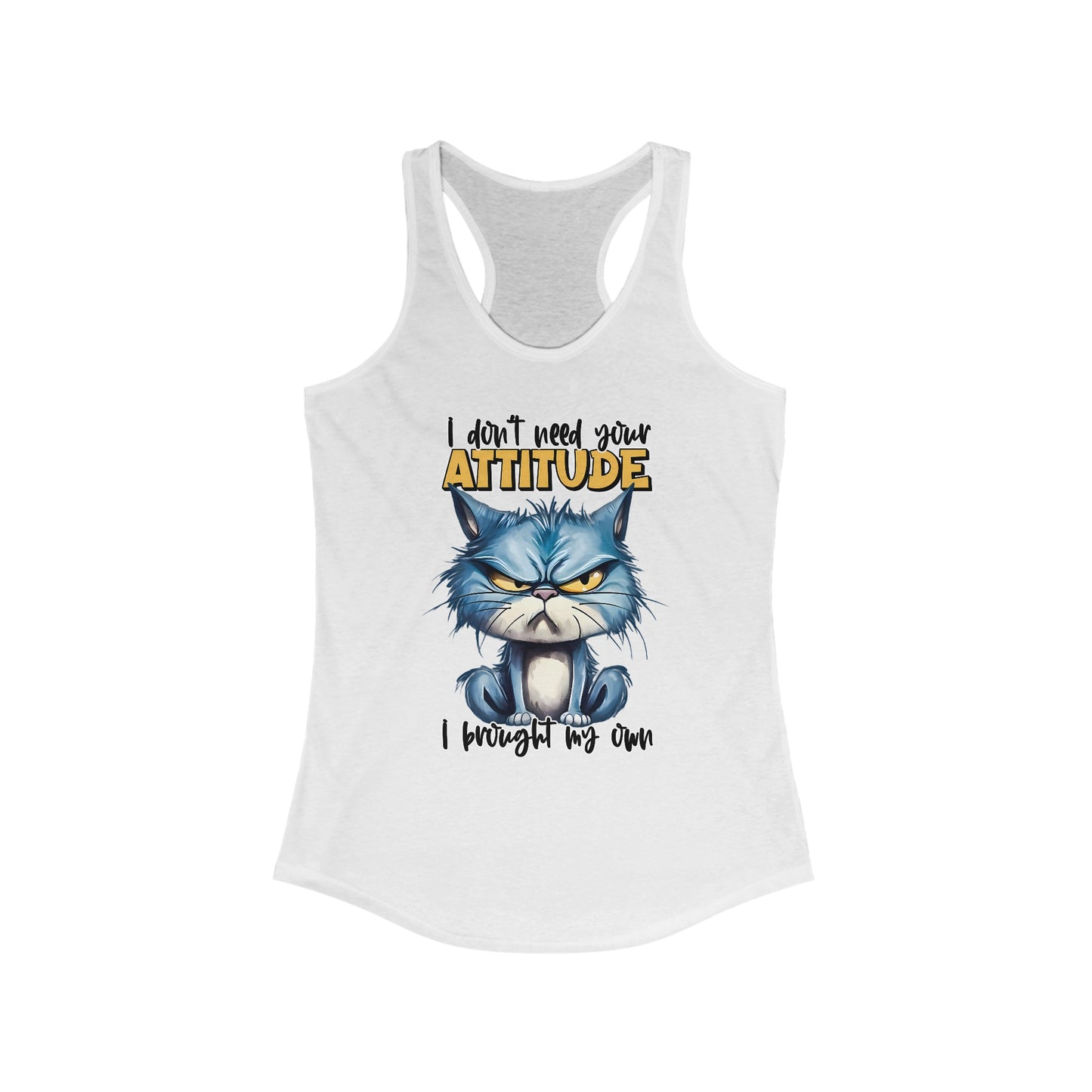 Women's Ideal Racerback Tank - Attitude