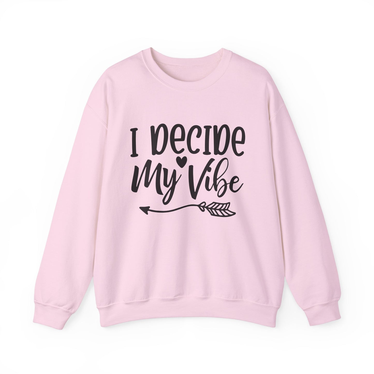 I decide my vibe. Unisex Heavy Blend™ Crewneck Sweatshirt