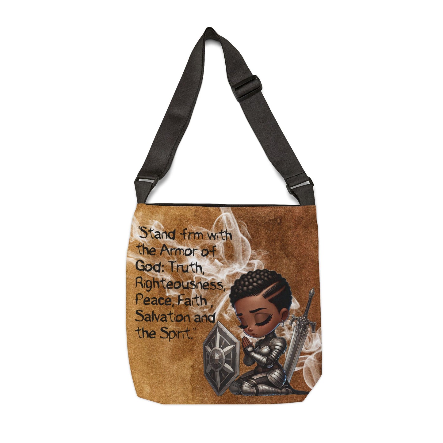 Adjustable Tote Bag  - Armor of God