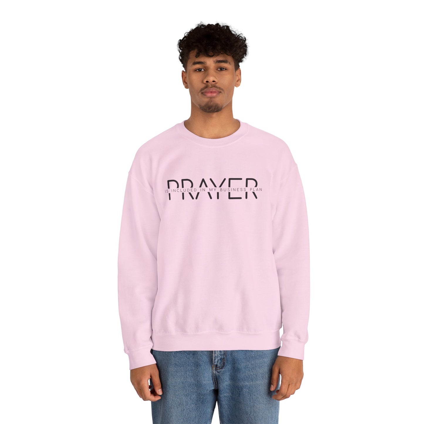 Unisex Heavy Blend™ Crewneck Sweatshirt - Prayer is included on my business plan