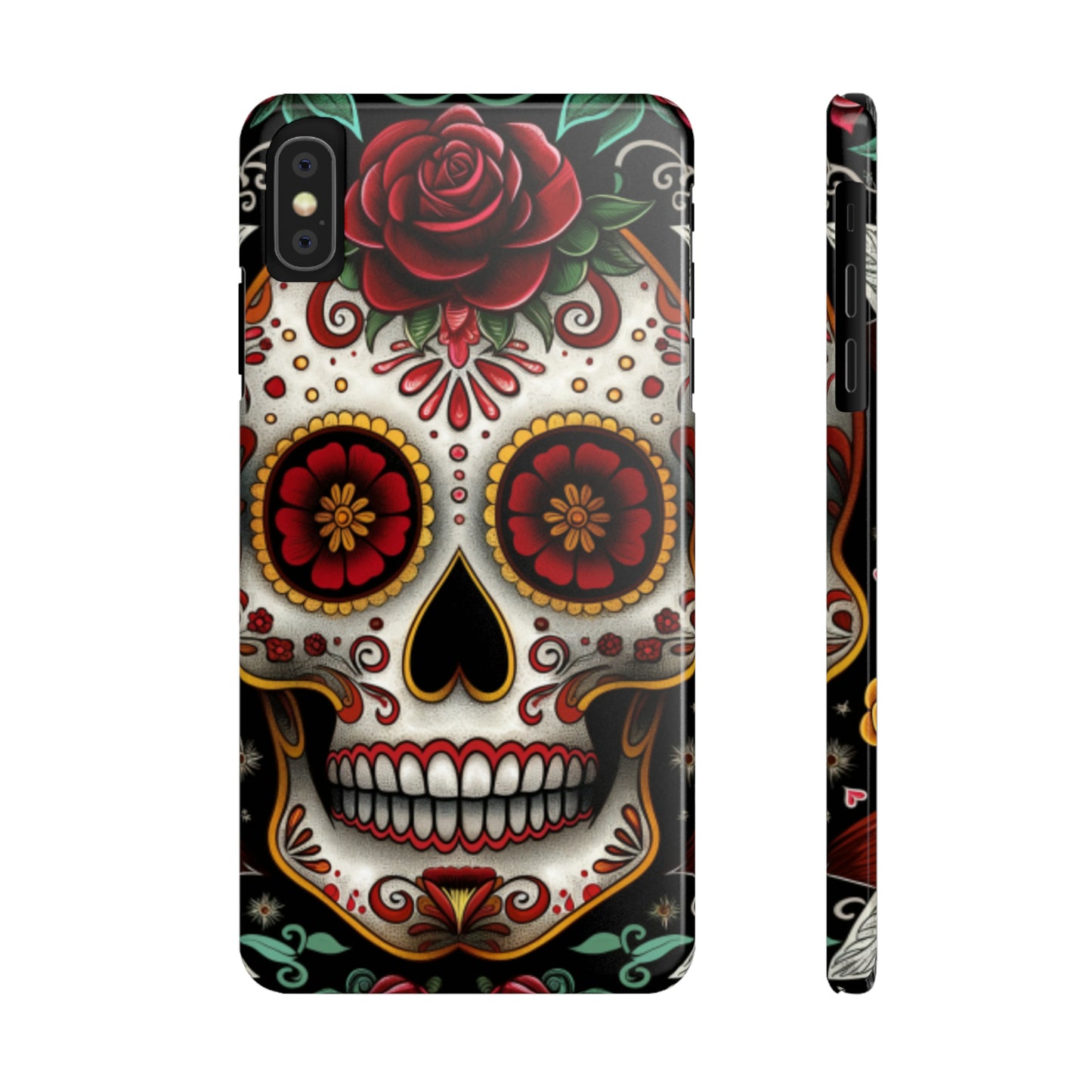 Slim Phone Cases - Sugar Skulls