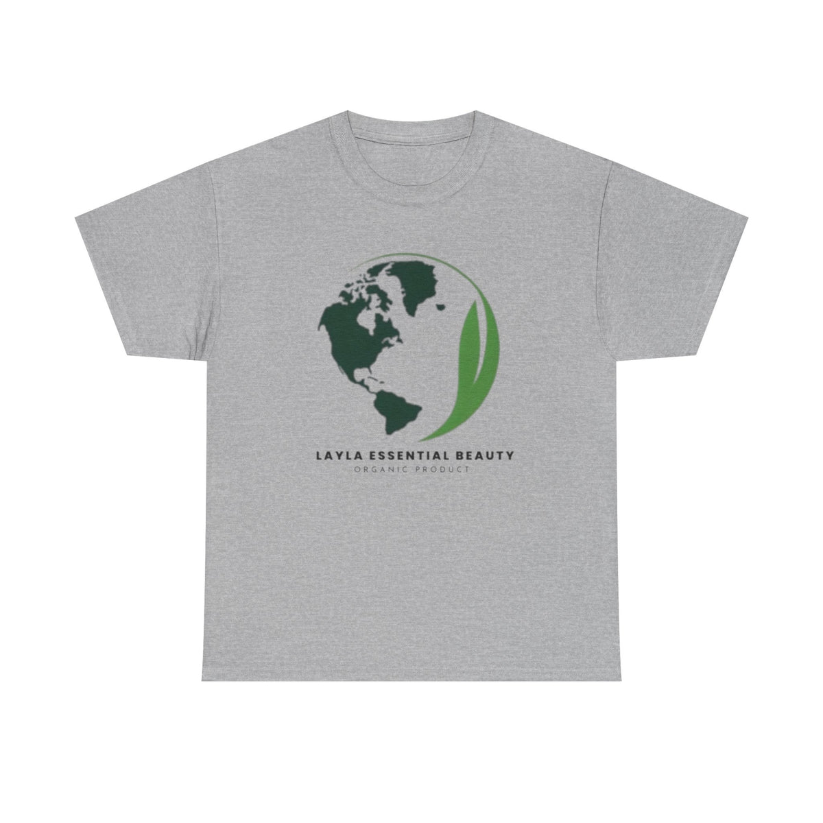 Layla Eco-Friendly Unisex Heavy Cotton Tee, Casual Wear, Sustainable Fashion, Gift for Nature Lovers, Earth Day Tee