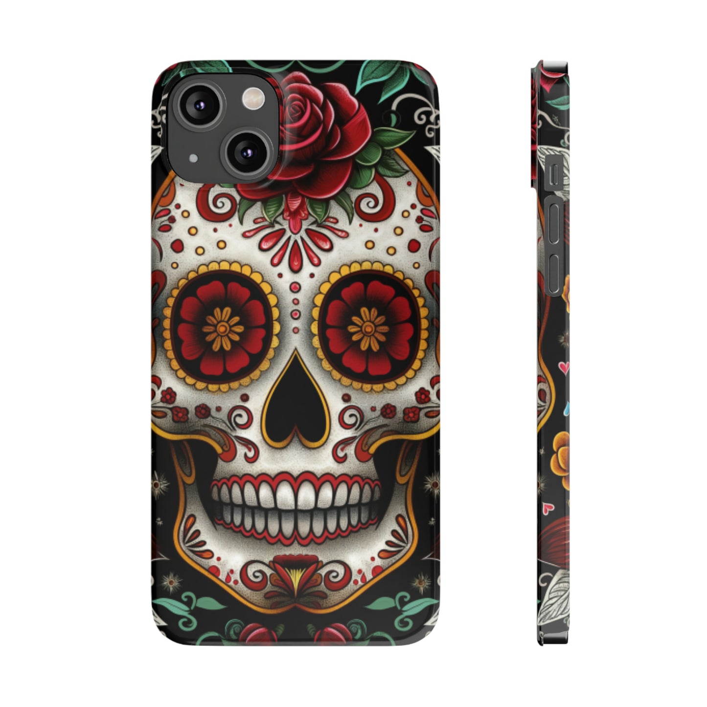 Slim Phone Cases - Sugar Skulls