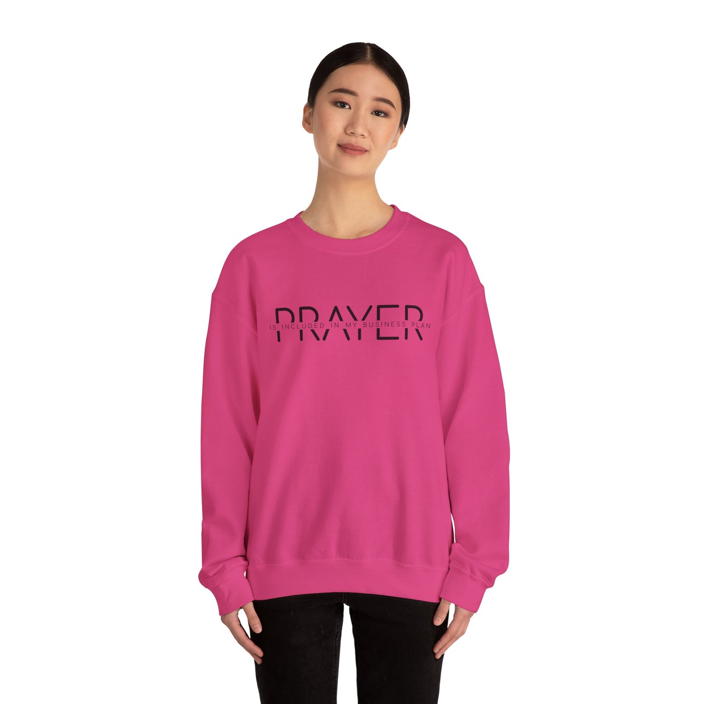 Unisex Heavy Blend™ Crewneck Sweatshirt - Prayer is included on my business plan