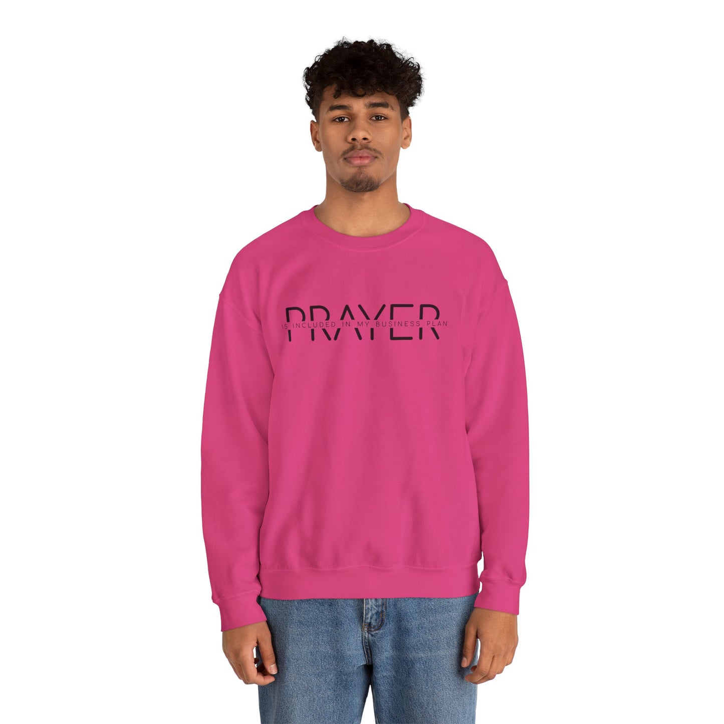 Unisex Heavy Blend™ Crewneck Sweatshirt - Prayer is included on my business plan