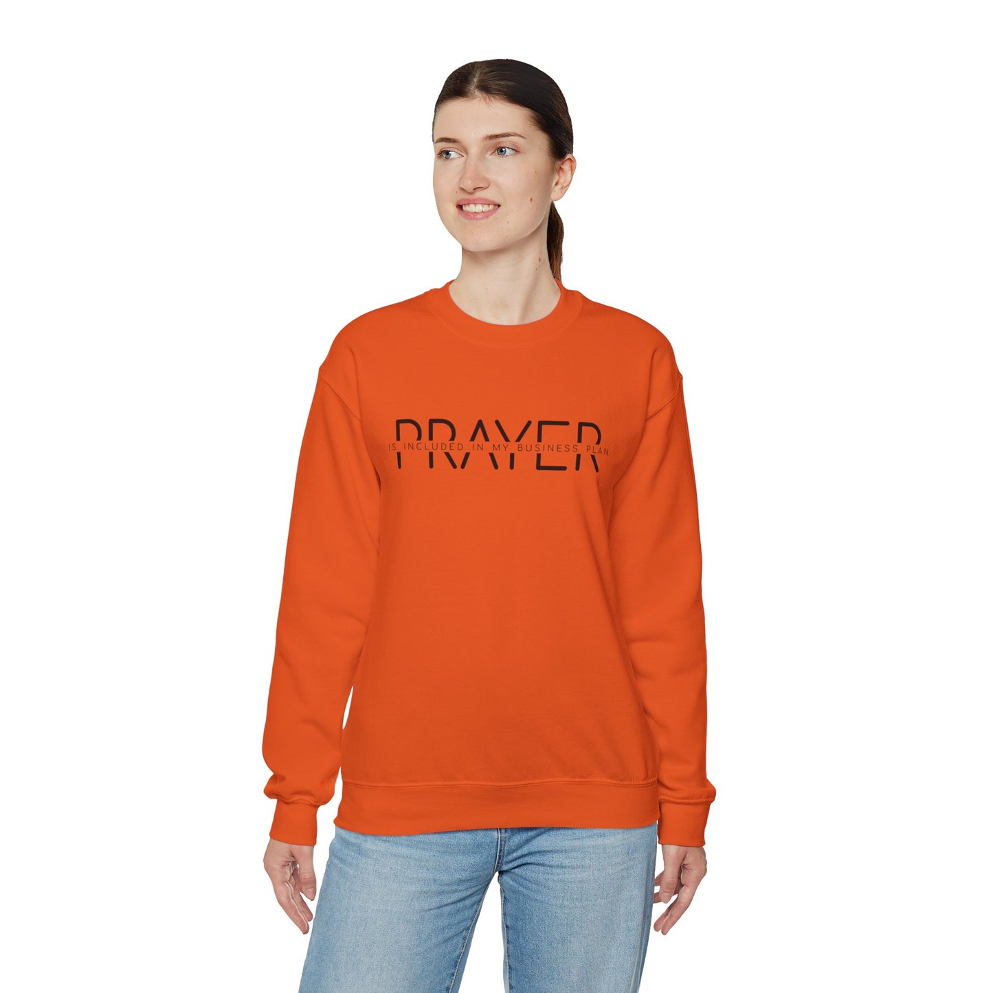 Unisex Heavy Blend™ Crewneck Sweatshirt - Prayer is included on my business plan