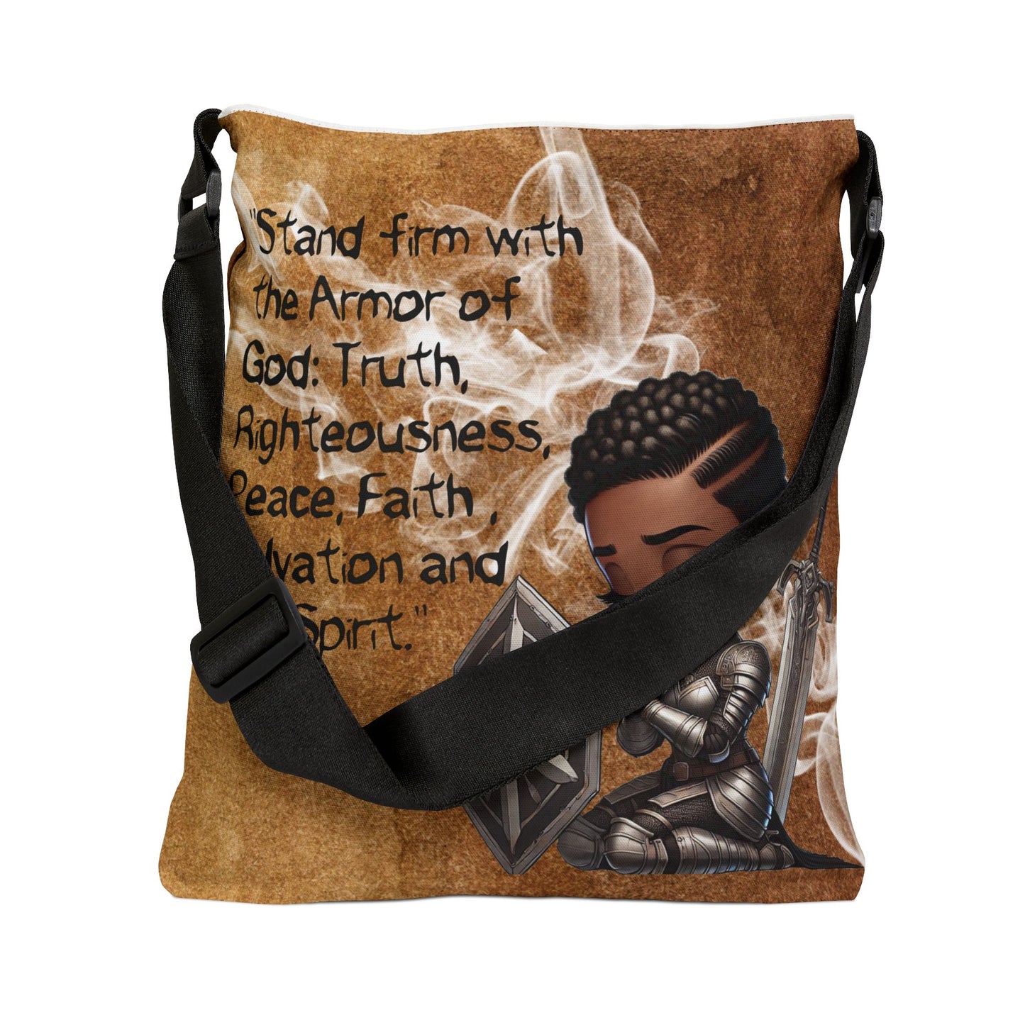 Adjustable Tote Bag  - Armor of God