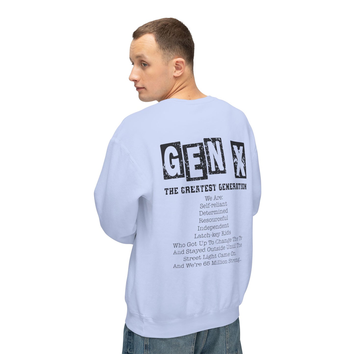 Unisex Lightweight Crewneck Sweatshirt - Gen X